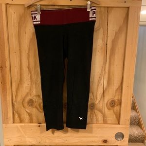 PINK brand yoga crops